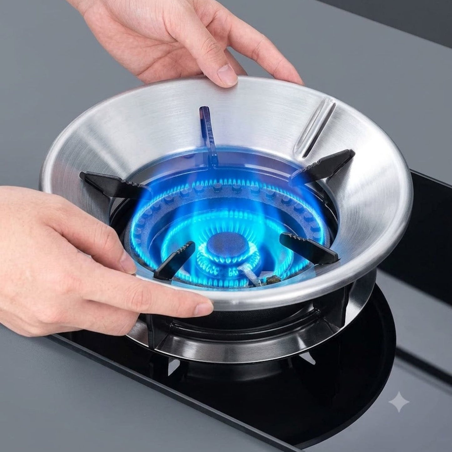 Gas stove Burner Stand Non slip bracket 3D windproof hood Gas cooker universal accessories Anti skid gas burner parts Cast iron cook top part