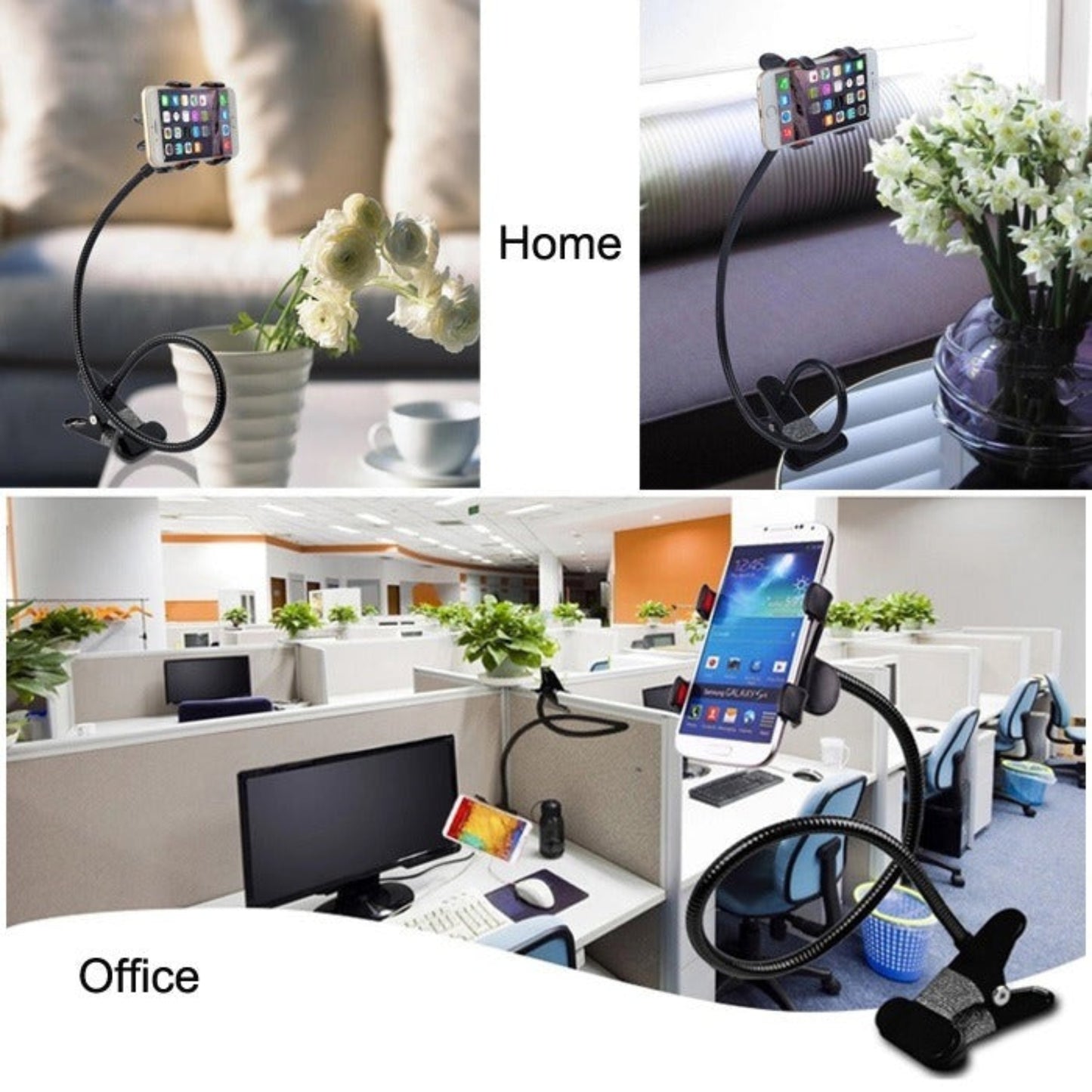 Adjustable Lazy Phone Holder for Desk, Bed & Table