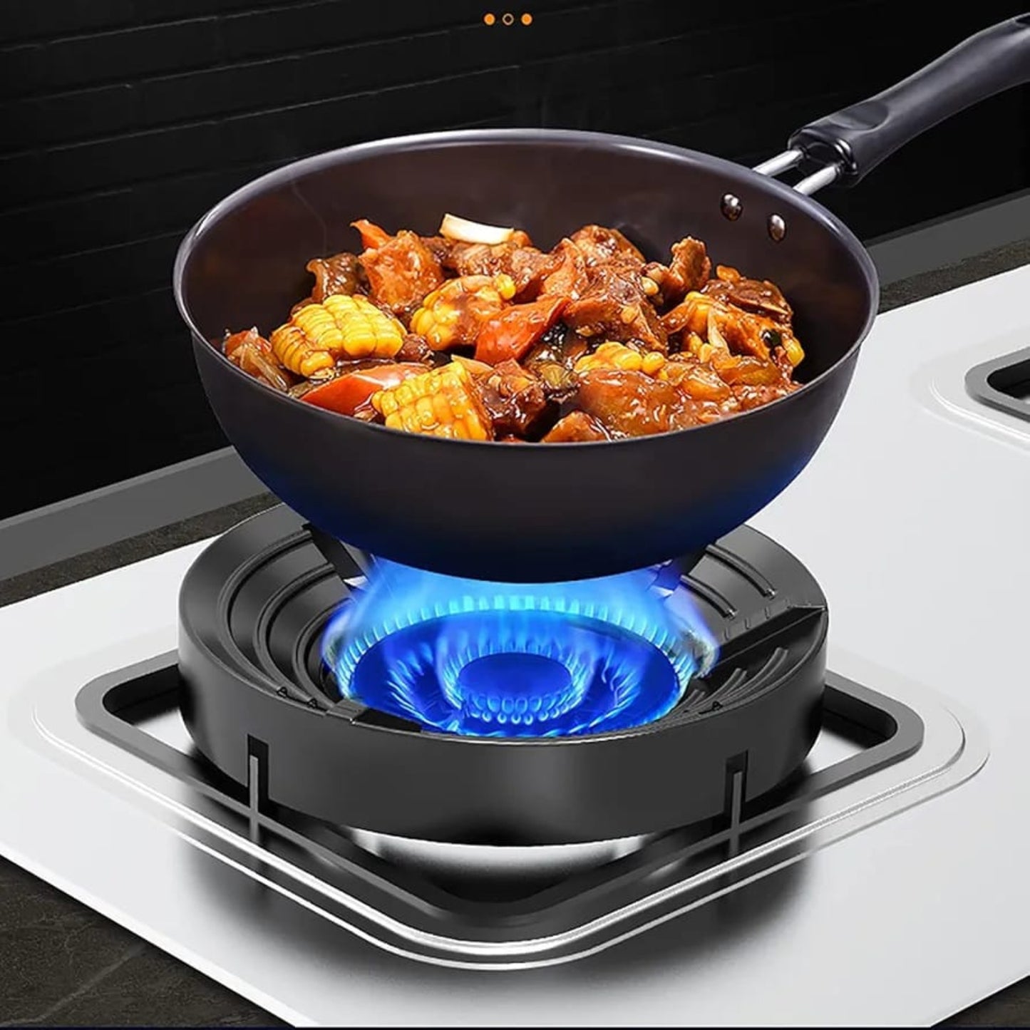 Gas stove Burner Stand Non slip bracket 3D windproof hood Gas cooker universal accessories Anti skid gas burner parts Cast iron cook top part
