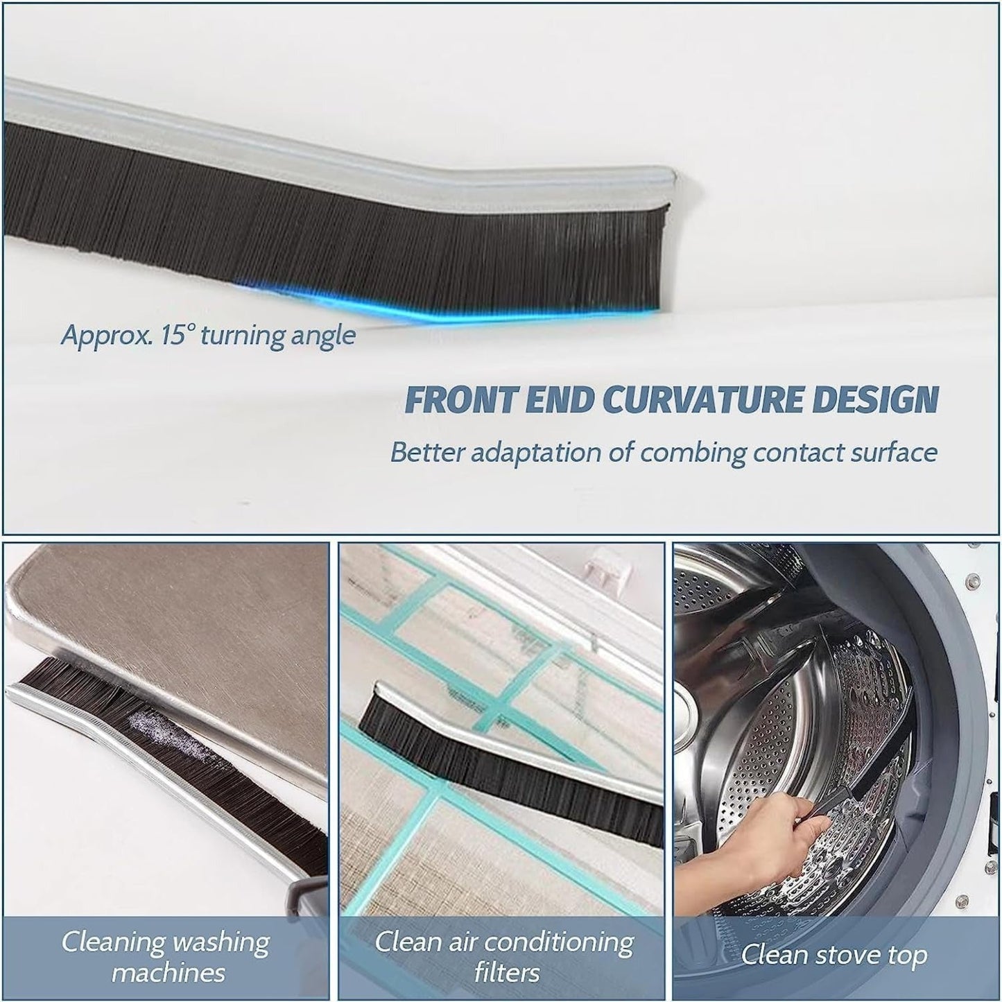 2 PCS Hard Bristle Crevice Cleaning Brush