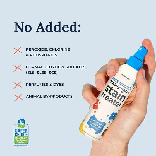 Miss Mouth's Messy Eater Stain Treater Spray - Stain Remover - Newborn & Baby Essentials - Food, Grease, Coffee ,laundry,fabric